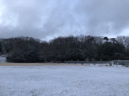 一面の銀世界に