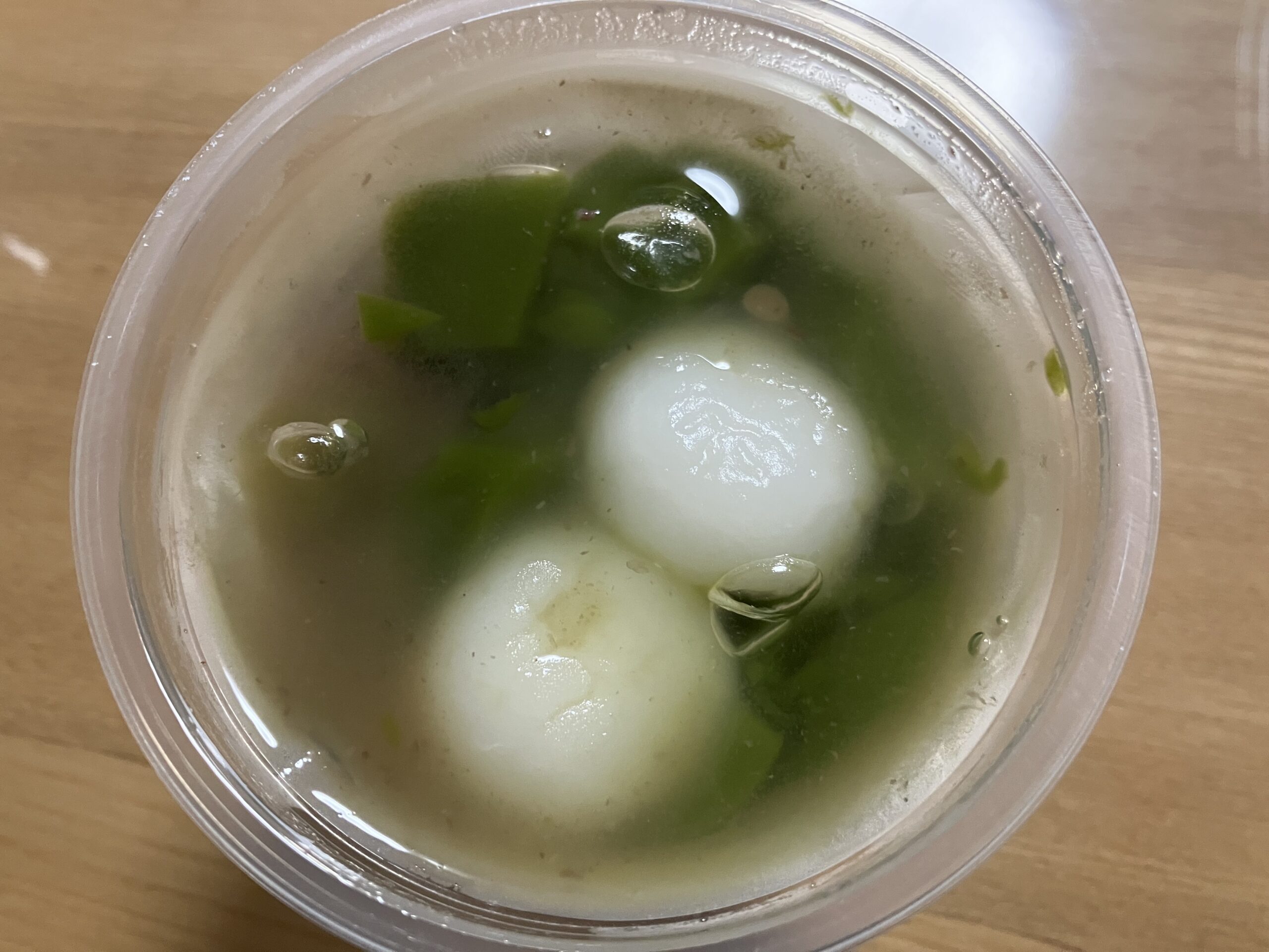 生茶（抹茶）ゼリーを食べた