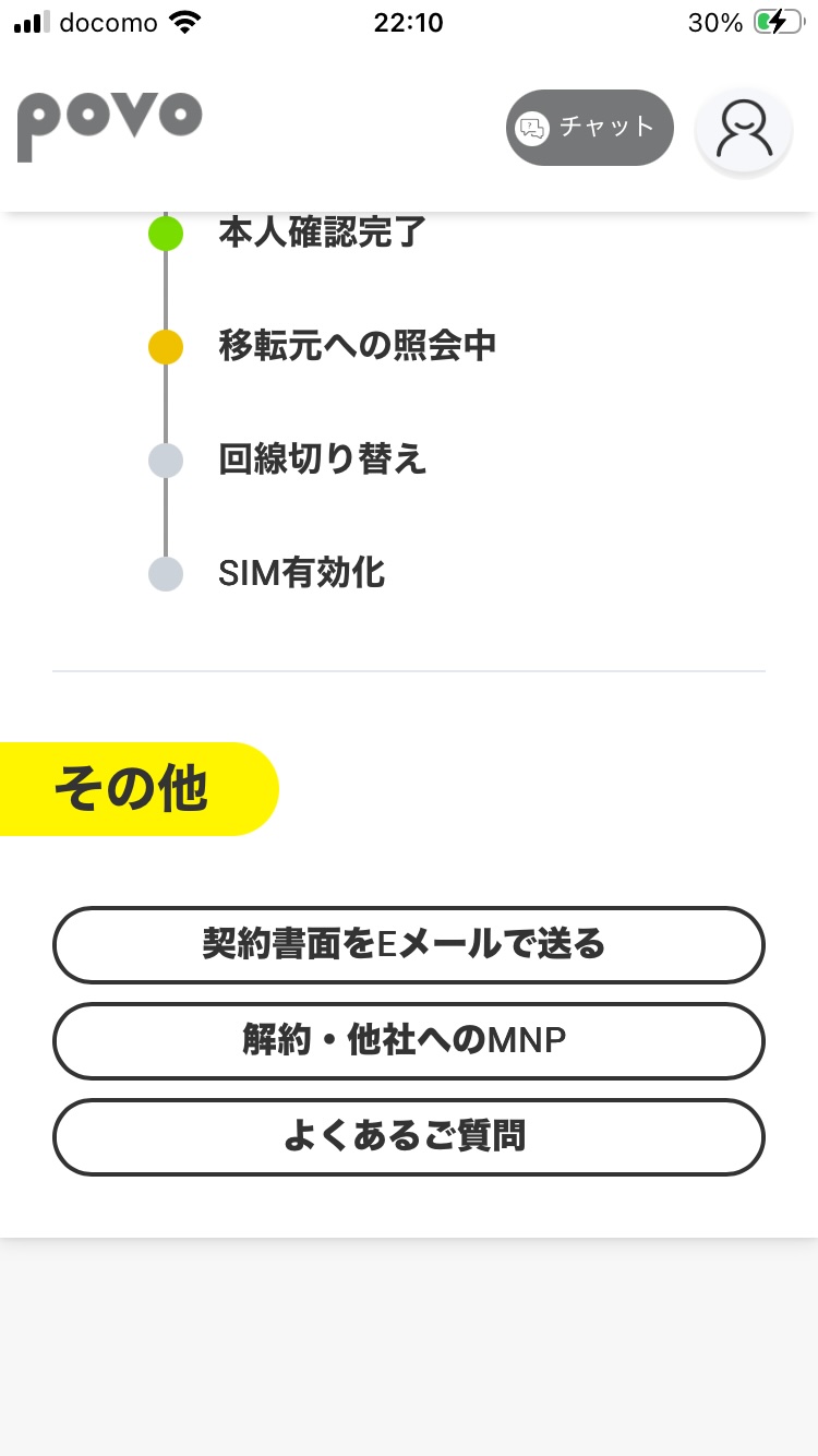 MNPをした