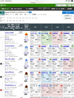 第42回マイルチャンピオンシップ（Ｇ１）の見解